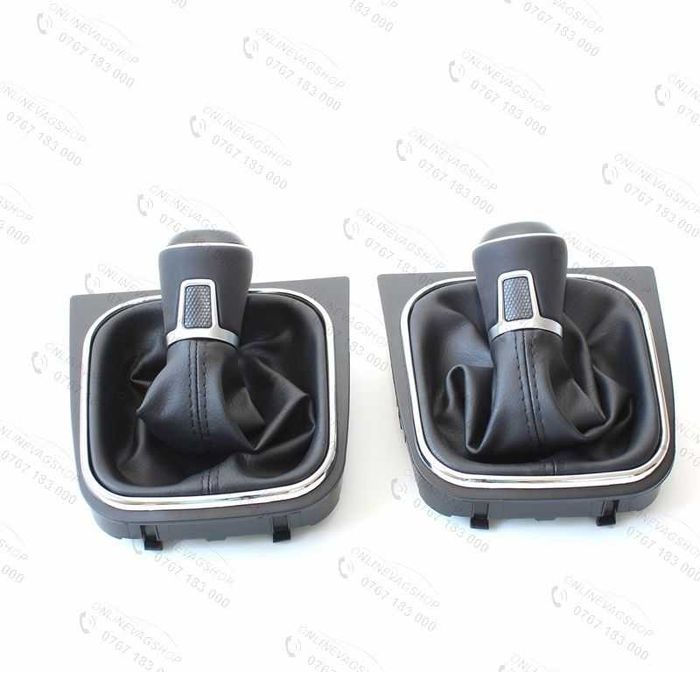 Schimbator viteze piele VW Golf 5, Golf 6, Jetta, Eos, Scirocco