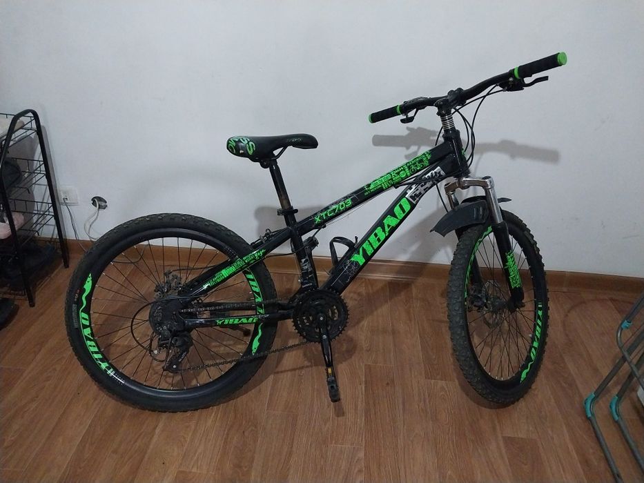 Велосипед зелёный