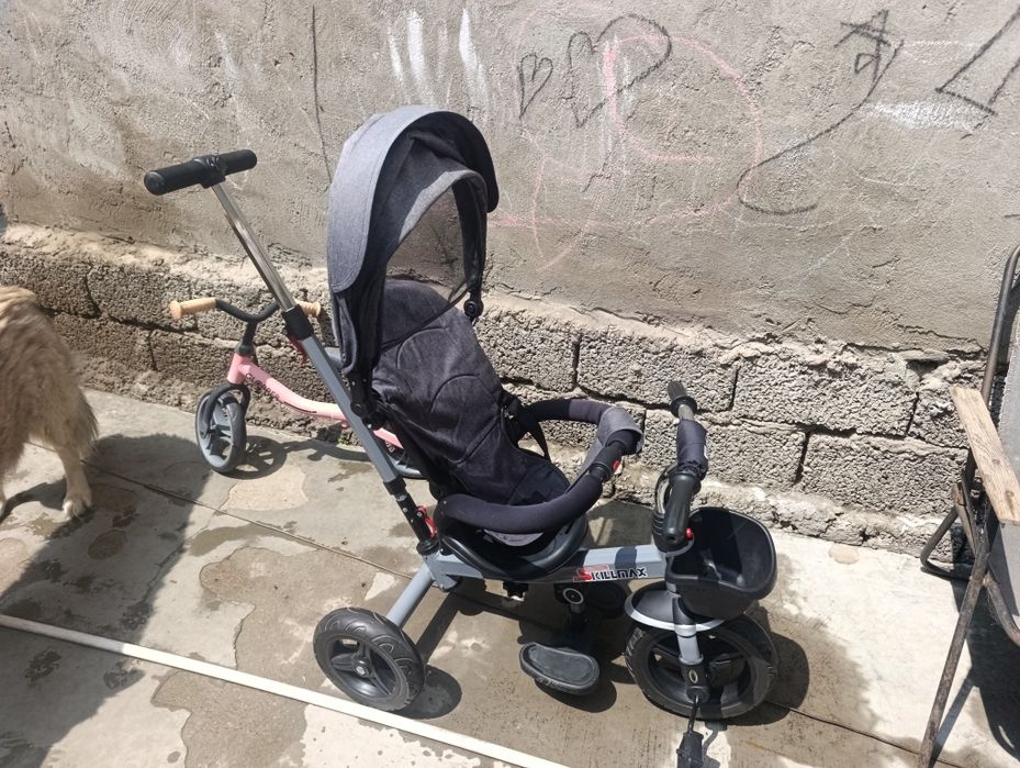 Продам детский велосипед, самокат, велобег, горка