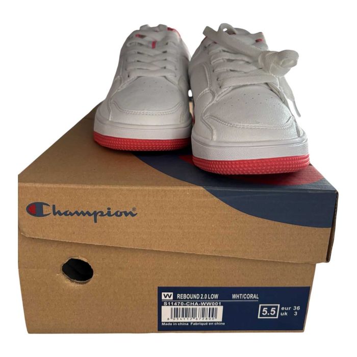 Champion Rebound 2.0 – НОВИ с кутия, бяло/корал кецове