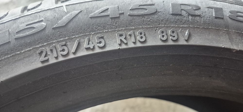 Anvelope 2x215 45 18 Pirelli dot  18 mm 6