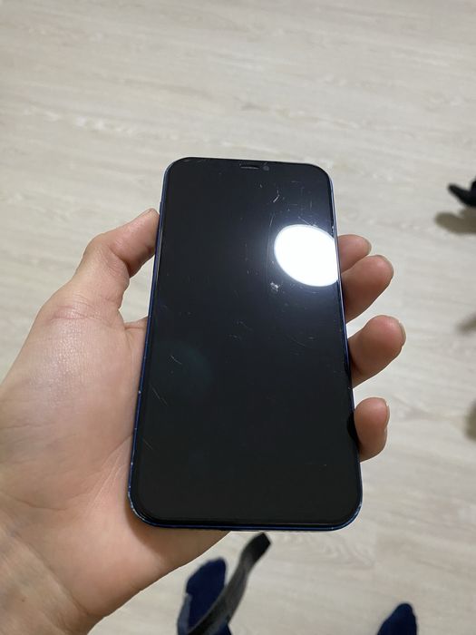 Айфон 12 64 гб синий цвет