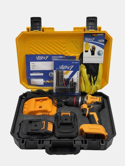 Шуруповерт Ubay UB-CD1016C, 20В, 45 Н/м, 10 мм