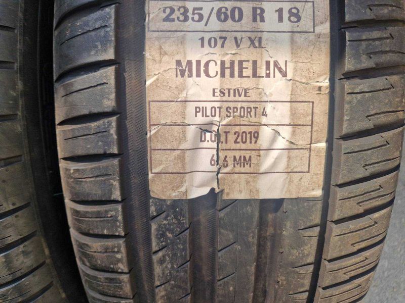 4 Michelin R18 235/60
летни гуми 
DOT2519