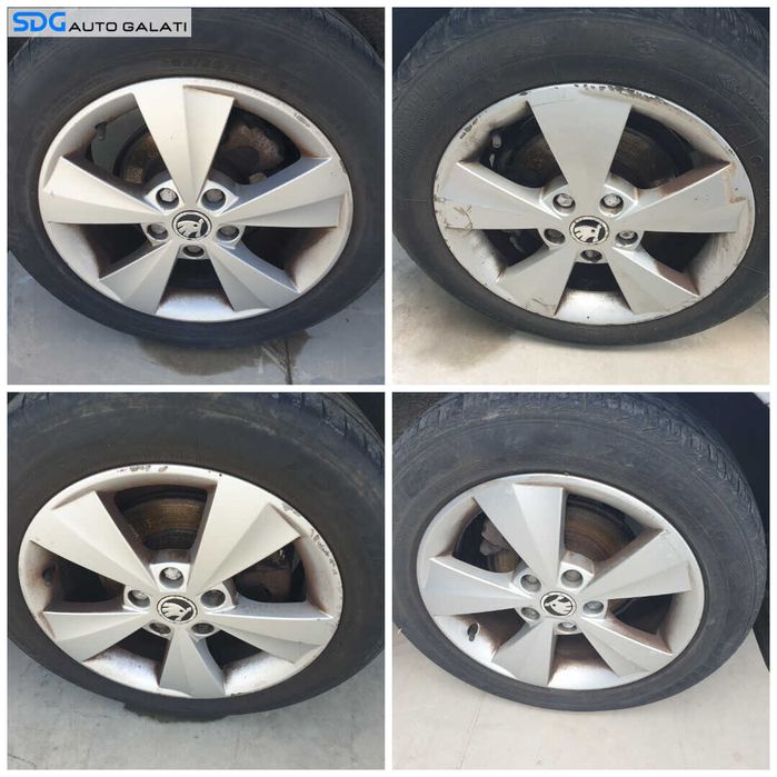 Set 4 Jante Roti Aliaj 205 55 16 R16 5x112 Volkswagen Passat B6 2005 - 2010 [K3951]
