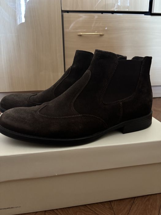 Мужские замшевые Челси