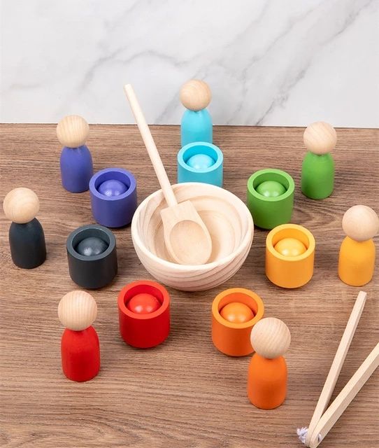 Дървен сортер комплект