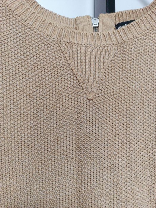 Rochie tricot dama bej