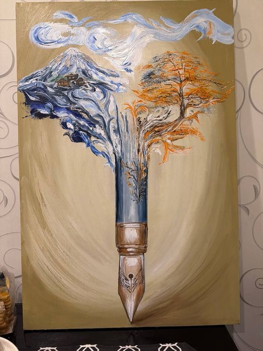 Картина в наличии 60х90. Из лучших материалов.