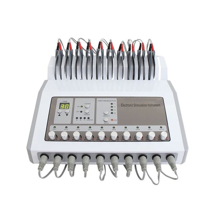 Aparat Profesional Electrostimulare, EMS Corporala si Bust, Scadere in greutate, Anticelulita, Tonifiere, Remodelare, Detoxifiere, 24 Paduri