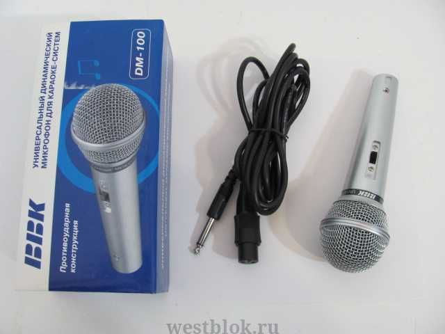 Микрофон для караоке BBK DM-100