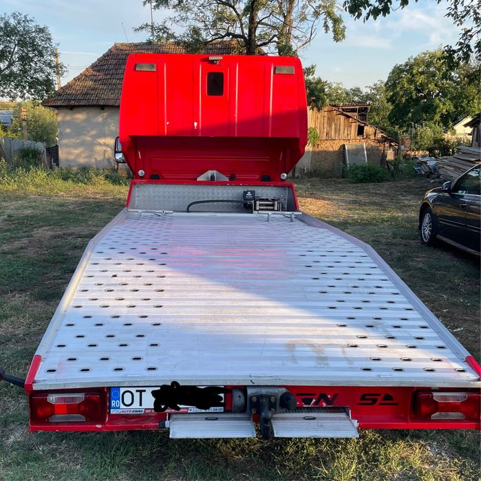 Auto Platformă Iveco 3,5 cu remorcă Gala de 850 , Euro 6