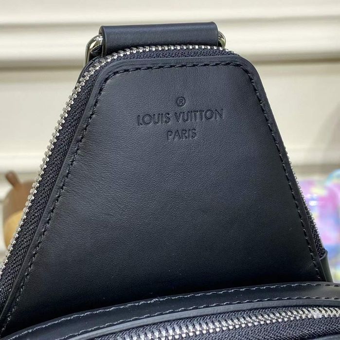 Чанта Louis vuitton avenue sling bag NEW 45303 Damier Graphite canvas