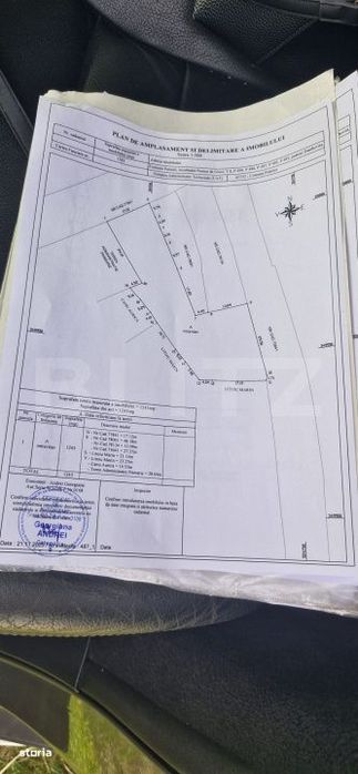 Teren intravilan de vanzare, 2 fronturi stradale, 1400 mp, zona Sud-Es