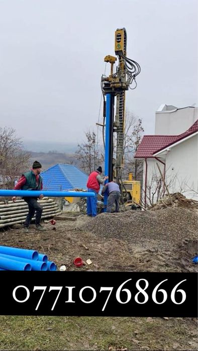 Foraje puturi apa de mica si mare adancime