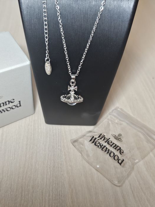 Lănțișor Vivienne Westwood transparent/clear Vivienne Westwood necklac