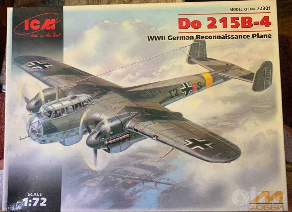Сборная модель самолета Dornier Do 215 (ICM, 1:72)