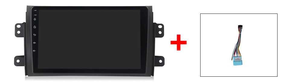 Navigatie Android 14 SUZUKI SX4 B 1/8 Gb Waze CarPlay + CAMERA