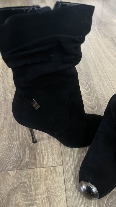 Botine/Cizme 37 din Catifea