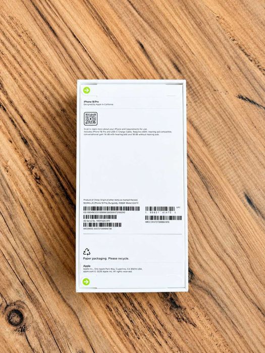 iPhone 18 Pro 256GB Burgundy | Чисто нов | Гаранция | Наличен