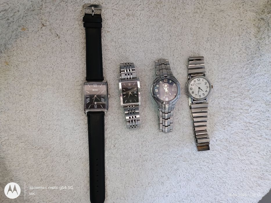 Бартер 4 бр. Ръчни лични часовници оригинал.