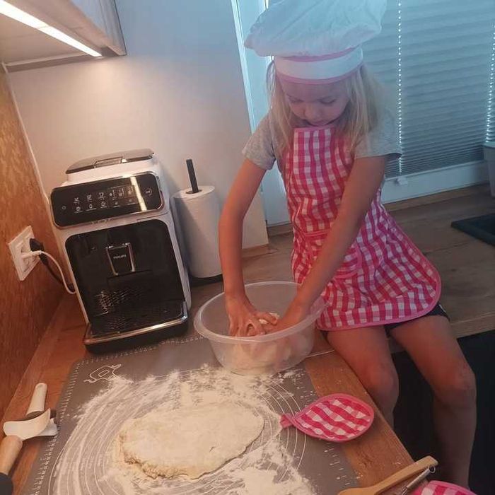 Детски готварски комплект Little Chef 7 части престилка шапка ръкавица