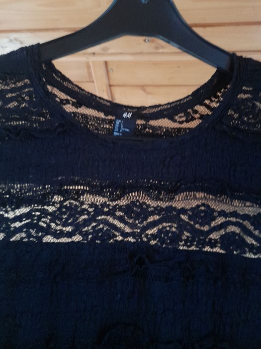 Rochie din dantelă neagră,XL