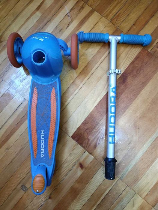 Самокат детский б/у HUDORA — Германия, безопасный, лёгкий и устойчивый