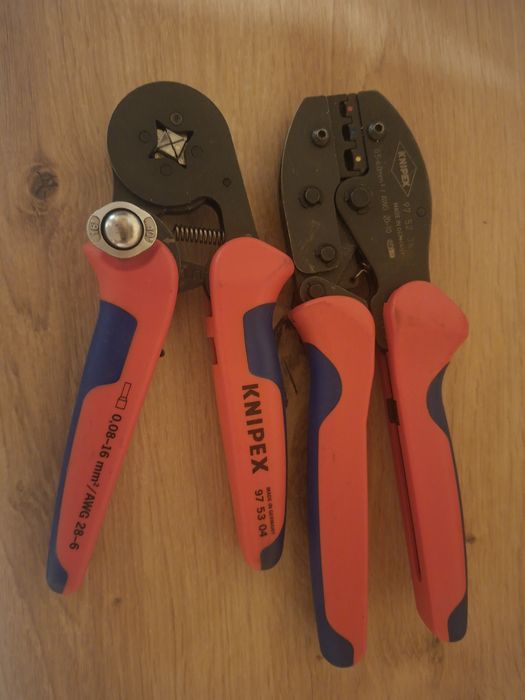 Cleste sertizat  si cleste papuci knipex