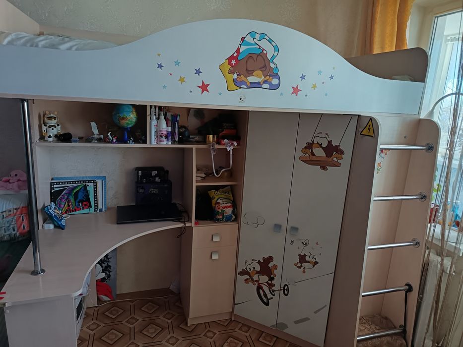 Детская кровать чердак