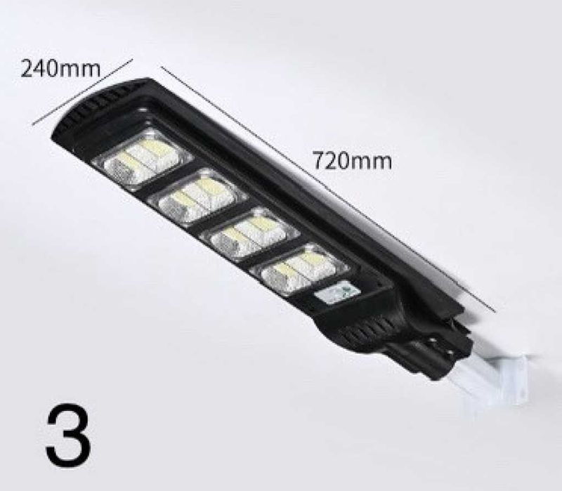 Соларна LED улична лампа с дистанционно IP67 320 LED и сензор за движение