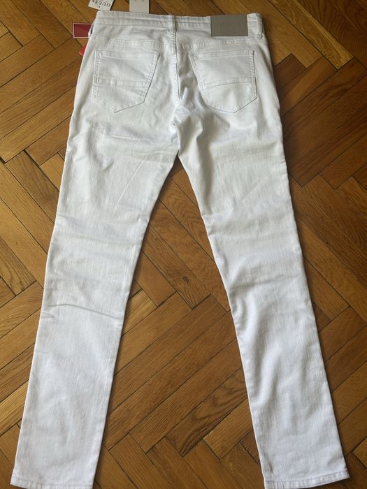 Blugi Guess Albi Skinny Moto - Noi, Originali