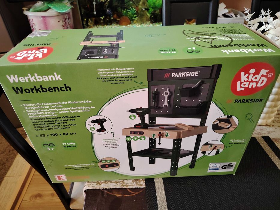 Нова работилница закупена от Кауфланд за 100 лв нова само отлично съст