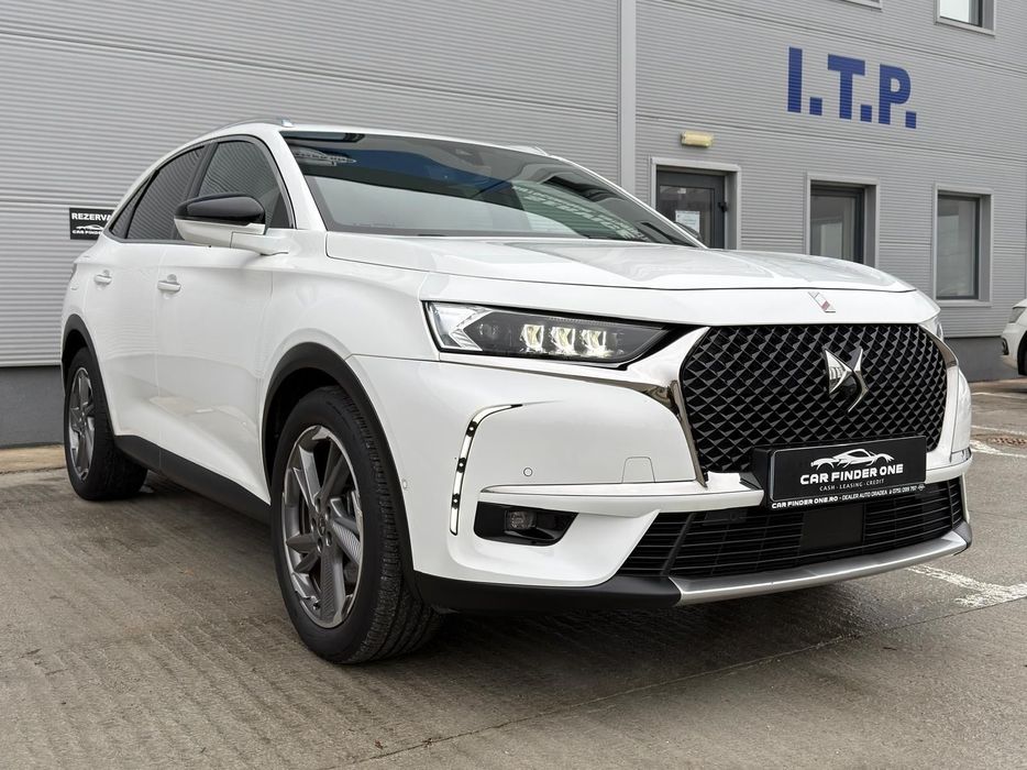 DS Automobiles DS 7 Crossback RIVOLI,4X4,Interior Alb,Memorie,Ambientale,BlindSpot,KeyLess,Incalzire