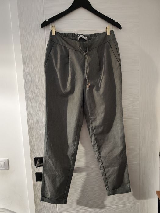 Pantaloni Amisu noi office S/S-M gri