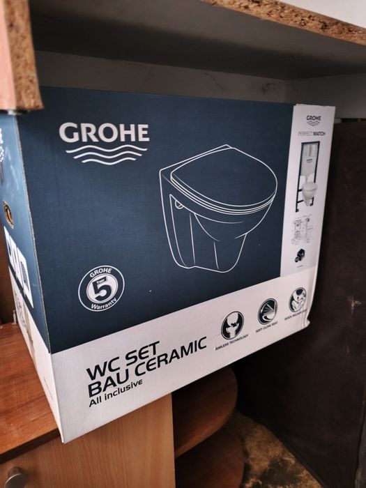 Grohe таолетна чиния нова