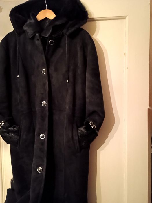 Дамски кожух от естествена кожа