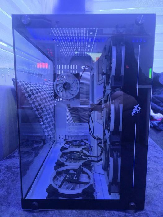 Кутия 1stPLAYER Gaming SP8 SteamPunk, ARGB, Mid-Tower AeroCool с контролер и дистанционно