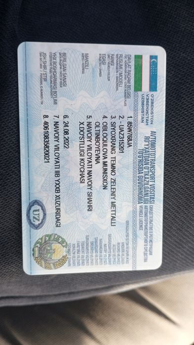 UAZ sotiladi holati yaxshi