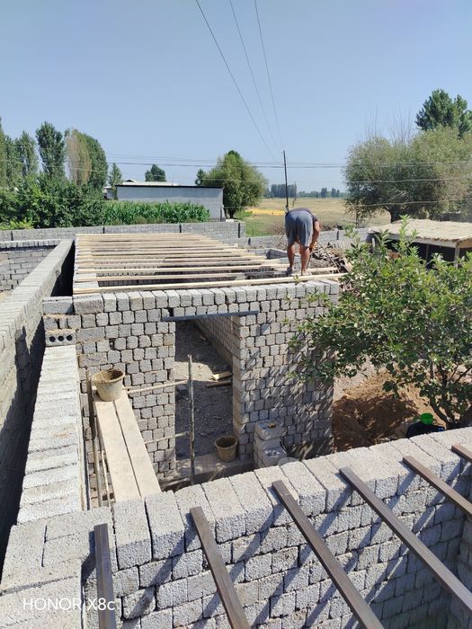 Quruvchi Usta hizmati. Shlaka blok terish
