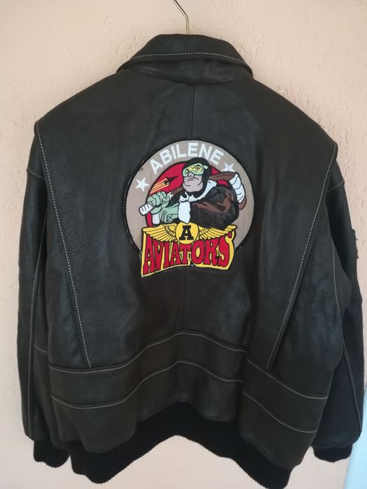 Geaca piele bărbați Aviator Extra Fino Xl