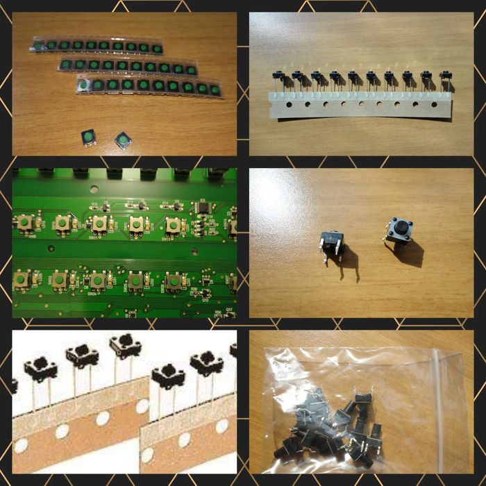 Contacti/Switch SMD Korg Pa3x/Pa4x/Pa5x Originali Italy/Korg Pa 2 Pini/Roland/Gem 4 Pini/Pedala Korg EC 5