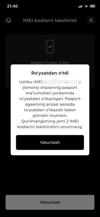 Redmi Turbo 4 Pro 12/256 White