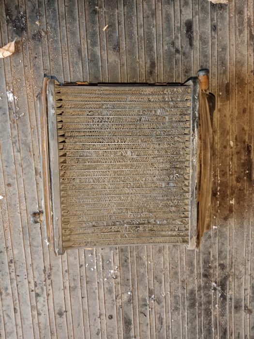 Радиатор печки медный москвич