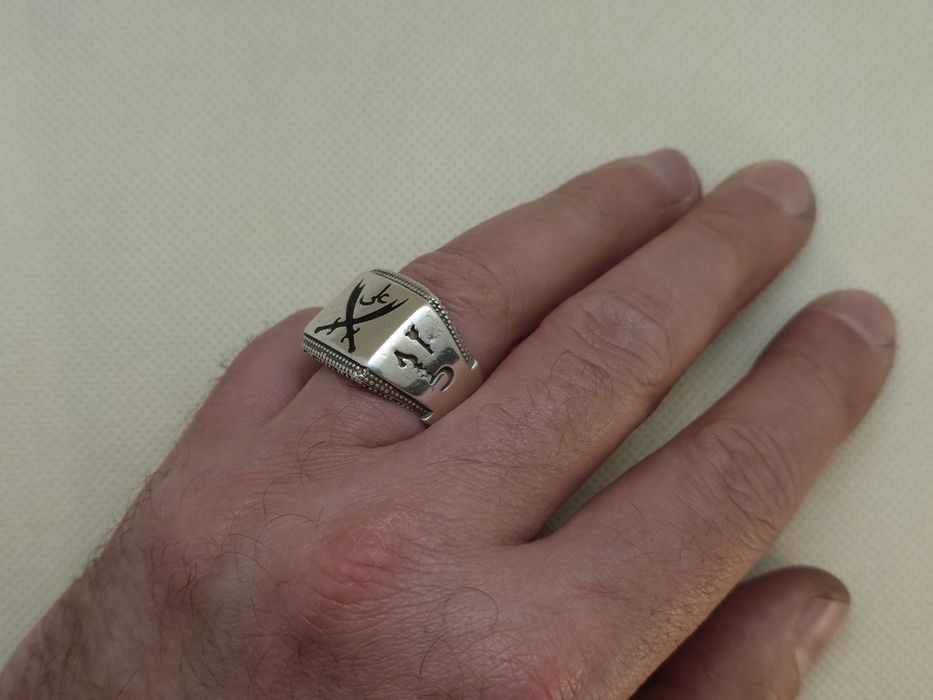 Inel Argint Masiv „ Murat”  – Simbol Zulfiqar