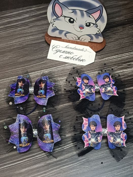 Заколки, резинки ручной работы