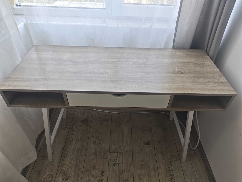 Бюро ABBETVED 48x120 цвят светъл дъб/бяло