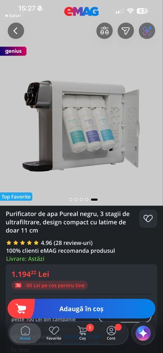 Purificator apa Pureal