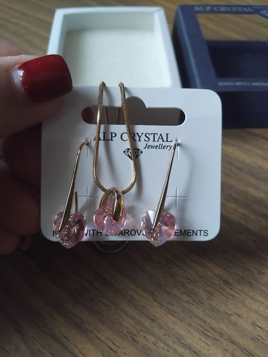 Комплект бижута-сърце