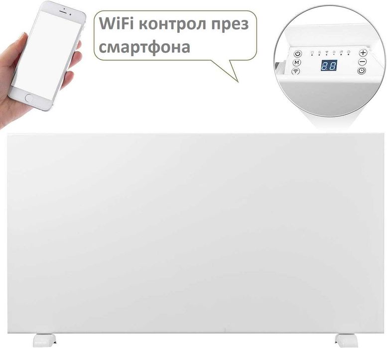 Smart Wi-fi енергоспестяващ конвектор Diplomat